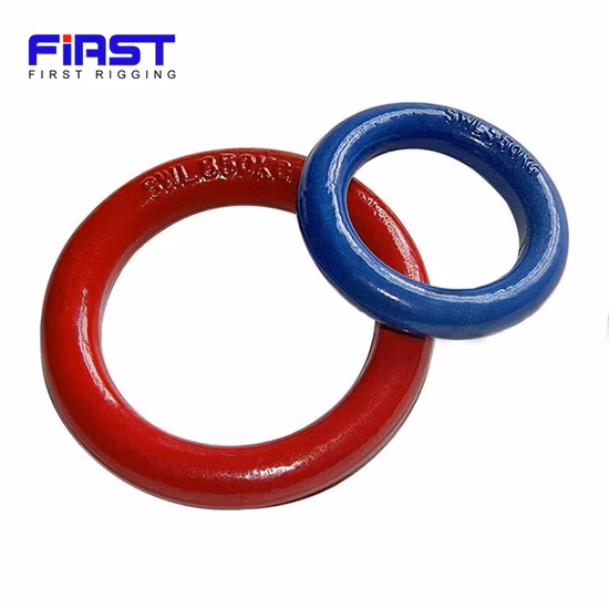 Quick Connecting European/Us Standard G80/G100 Alloy Steel/Stainless Steel Forged/Welded/Weldless Round/O/Circular Ring with Surface Treatment