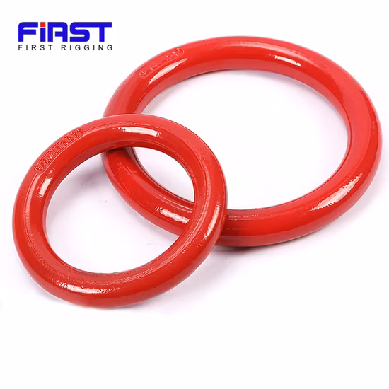 Quick Connecting European/Us Standard G80/G100 Alloy Steel/Stainless Steel Forged/Welded/Weldless Round/O/Circular Ring with Surface Treatment