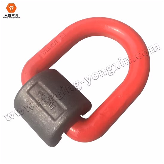 China Manufacturer Alloy Steel G80 Linked Ring Forged Weld-on 5/8" Tie Down D Ring Truck Trailer Tie Down Ring|Lifting Ring|Sling Ring|Rigging Hardware Ring