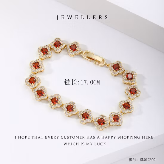 패션 주얼리 구리 합금 금 도금 코끼리 손 팔찌