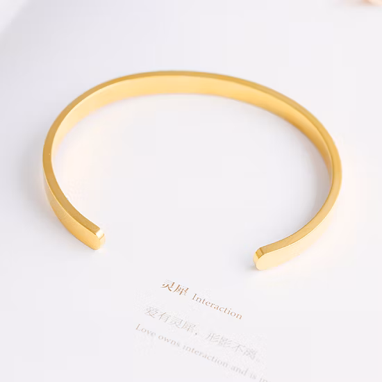 주문 감동적인 보석 유행 스테인리스 팔목 팔찌 팔찌